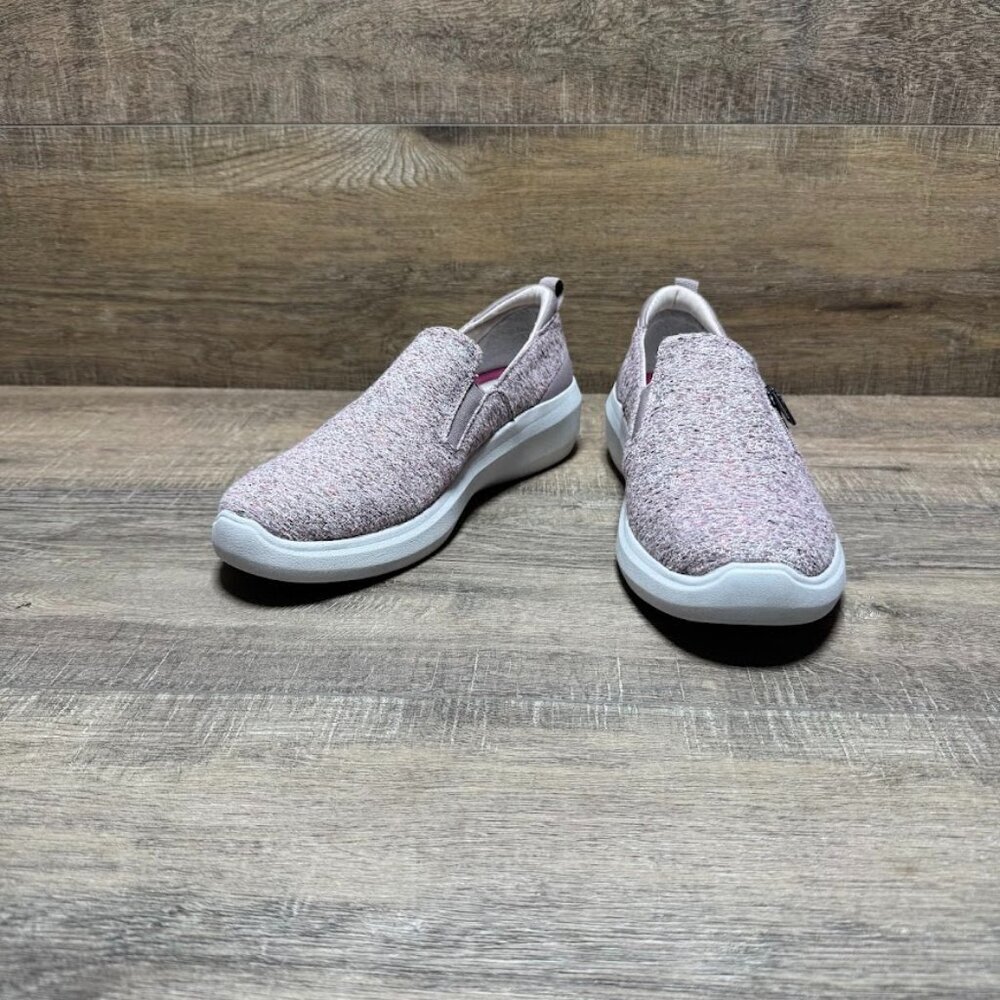 Ryka Ally Rose Textile Side Zipper Sneaker Women's Size 8